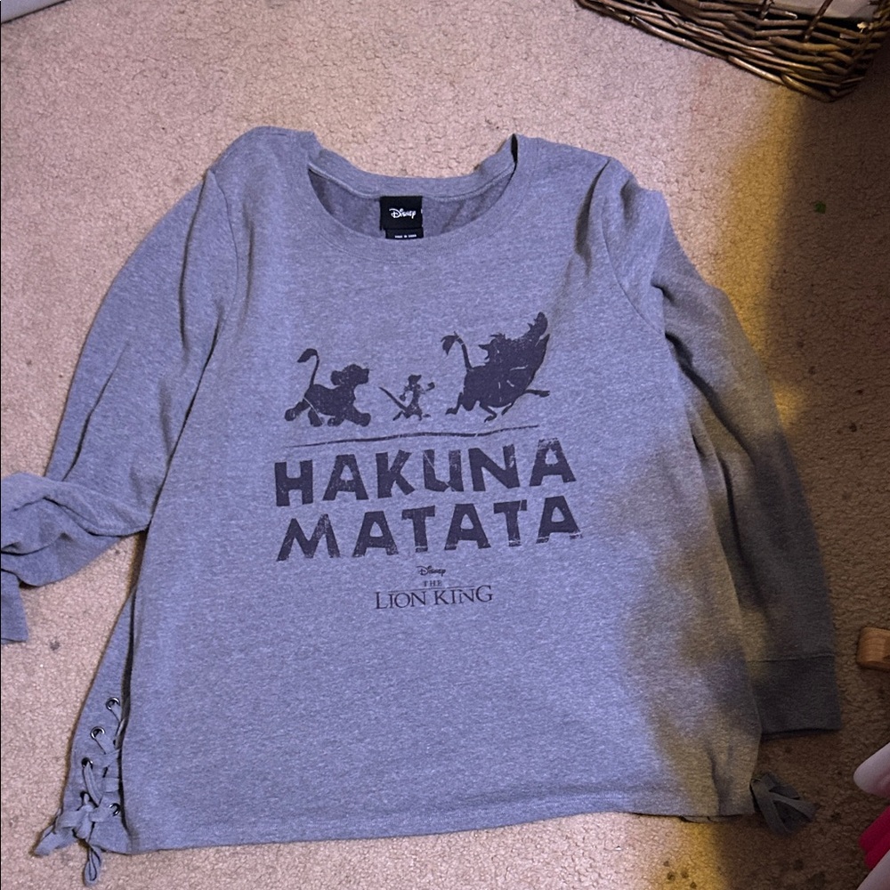 HP🎊Disney The Lion King Gray Sweatshirt